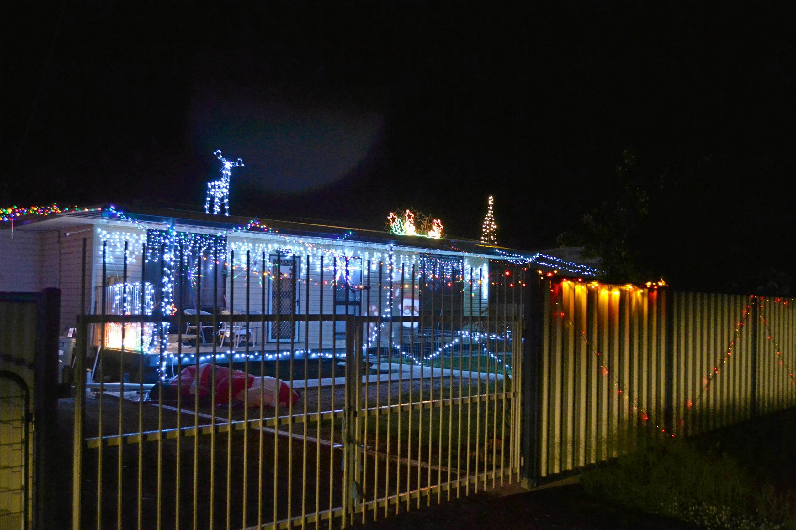 Roma Christmas lights. Picture: Ellen Ransley