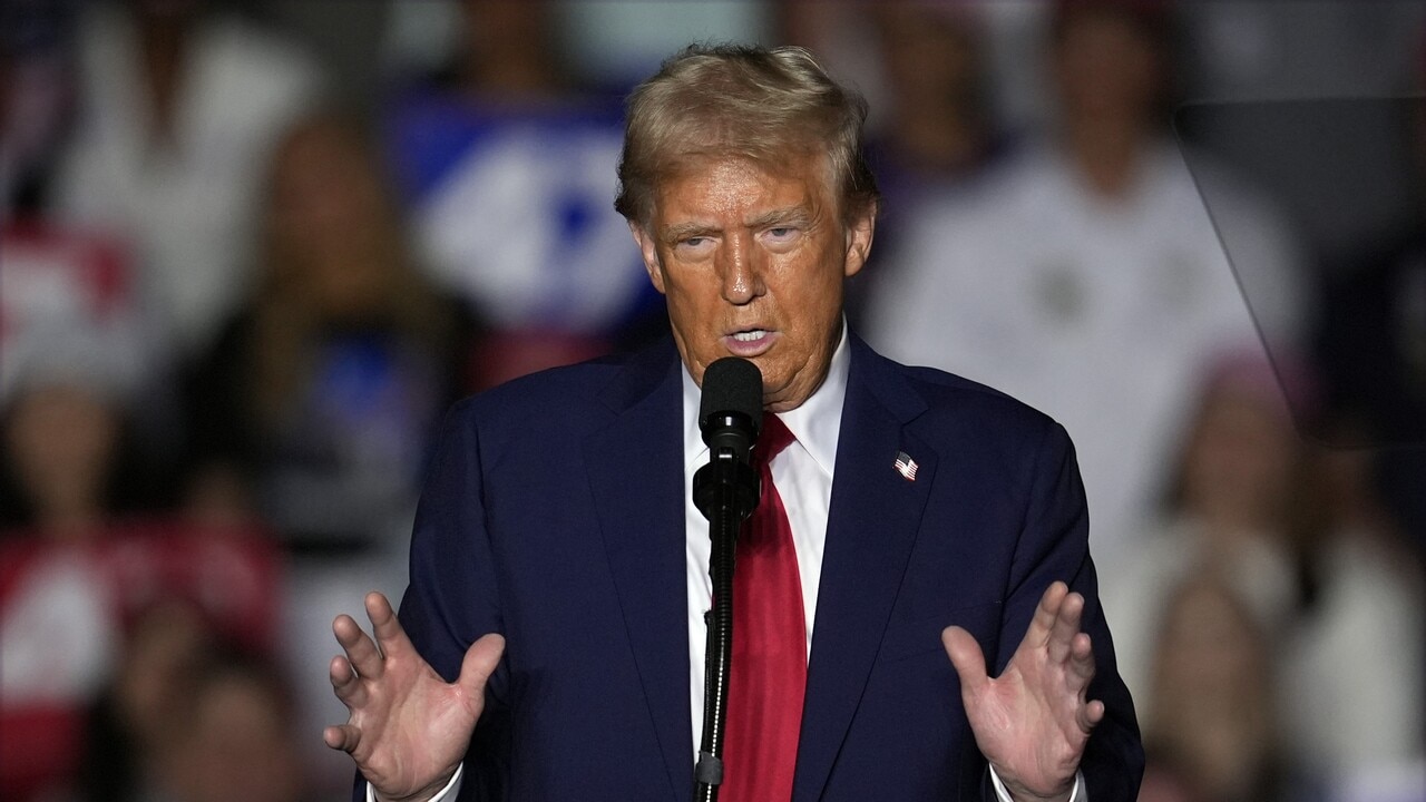 ‘You’re fired’: Donald Trump takes aim at Kamala Harris during Georgia rally