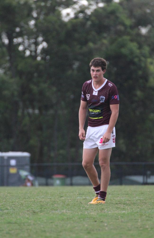 Seth Gundry. Connell Cup under-17s action between the Souths Logan Magpies and Burleigh Bears. Saturday February 10, 2024.