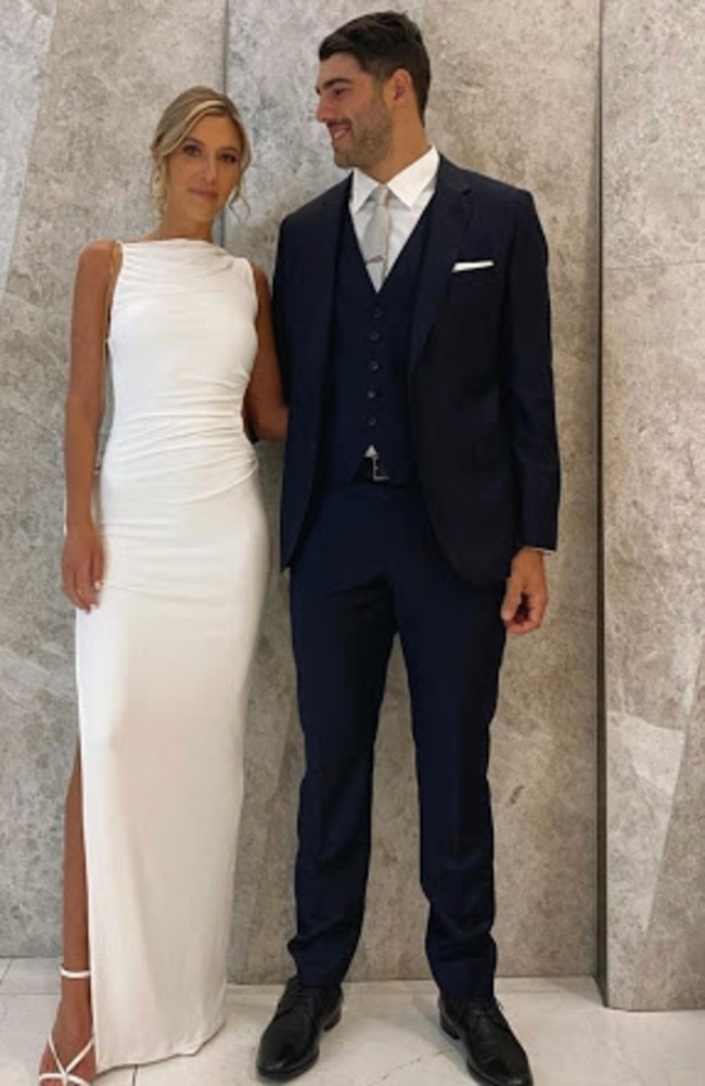 Petracca and Beischer at the 2020 Brownlow.