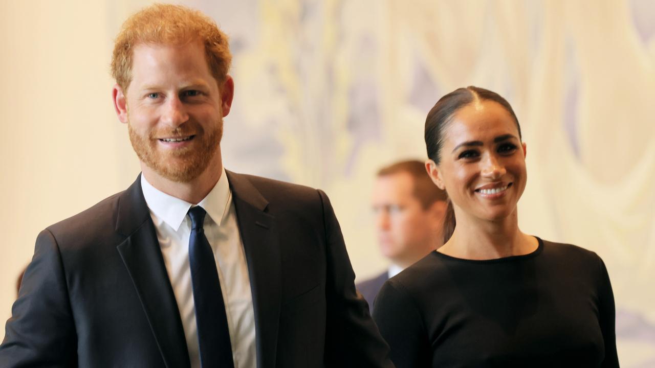 Harry and Meghan: Can’t stop, won’t stop. Picture: Michael M. Santiago/Getty Images