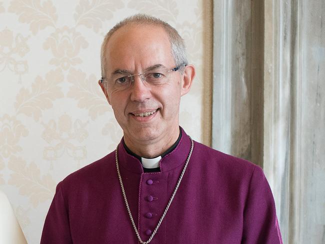 The Archbishop of Canterbury Justin Welby will perform the wedding service. Picture: AFP/Osservatore Romano