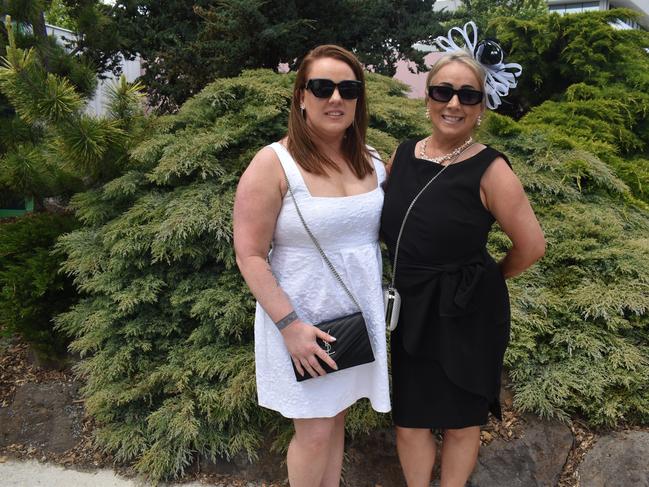 Guests in striking racewear at Penfolds Derby Day at the Flemington Racecourse on Saturday, November 02, 2024: