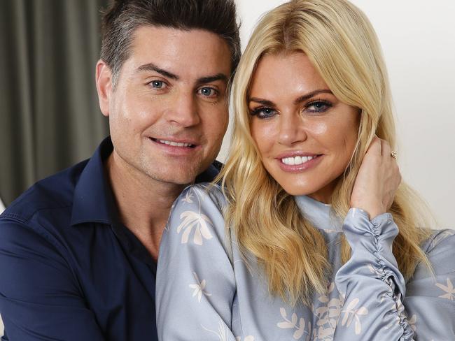 Sophie Monk and Stu Laundy’s post-finale Bachelorette shoot. Picture: Justin Lloyd.