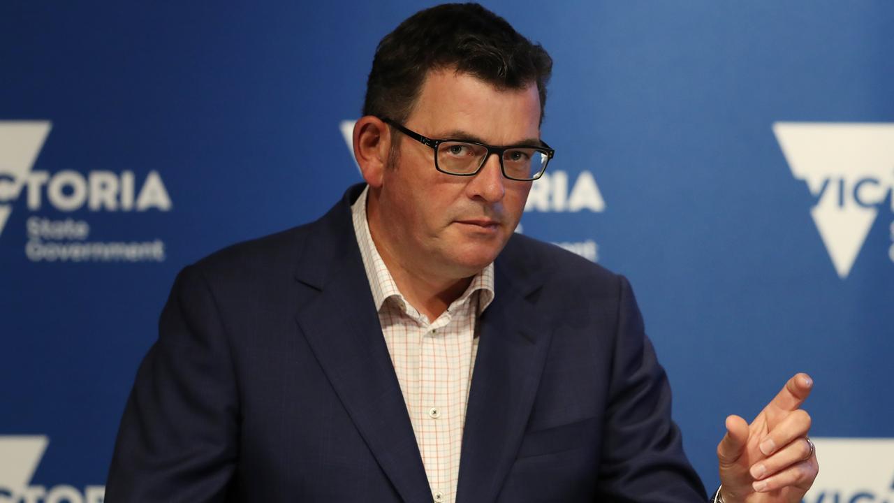 Daniel Andrews announced Victoria will enter a five-day snap lockdown. Picture: David Crosling/NCA NewsWire