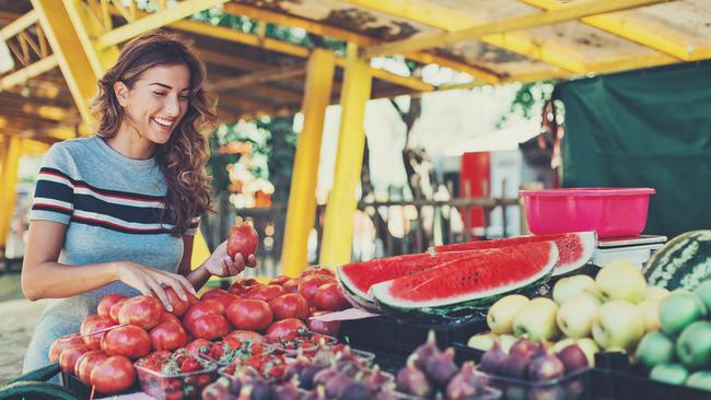 Fresh fruits and vegetables from farmer's markets. Is there anything more delicious and healthy? Picture: Istock