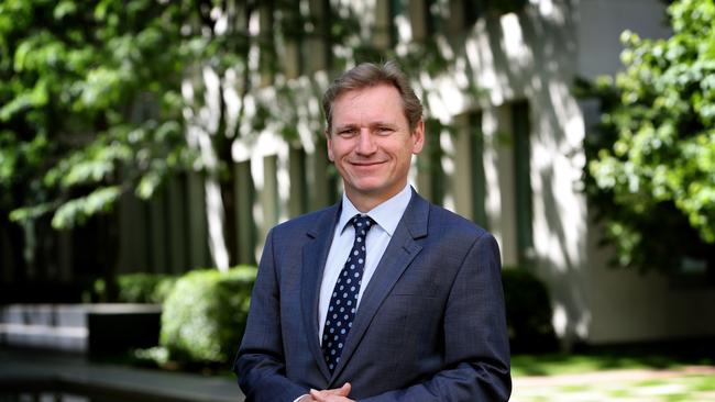 Political Editor for the ABC Andrew Probyn at Parliament House in Canberra. He was made redundant this week. Picture Kym Smith