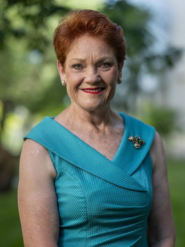 Our first Australian member was Pauline Hanson. Picture: NCA NewsWire / Martin Ollman