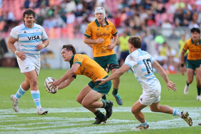 James Martens of Australia during the U20 Rugby Championship match between Argentina and Australia. Photo by Richard Huggard/Gallo Images.