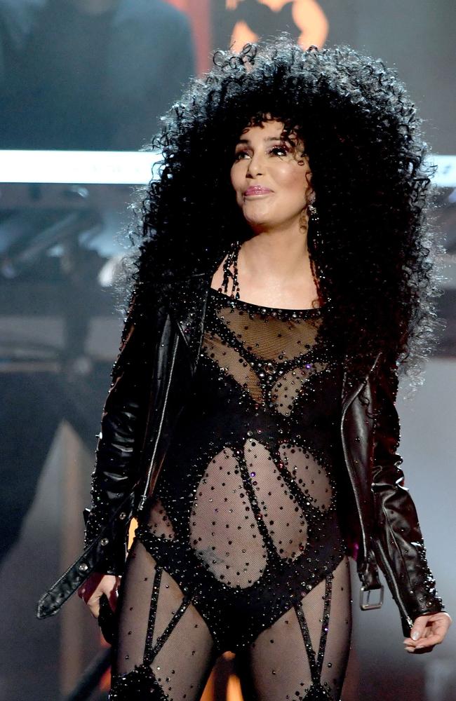 Cher at the 2017 Billboard Music Awards in Las Vegas. Picture: Ethan Miller/Getty Images/AFP