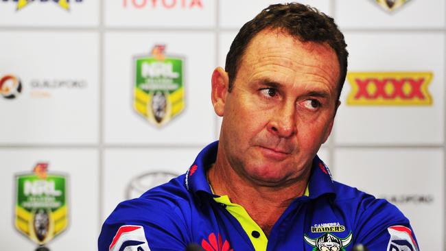 Raiders coach Ricky Stuart was fined $10,000 for a post-match outburst.