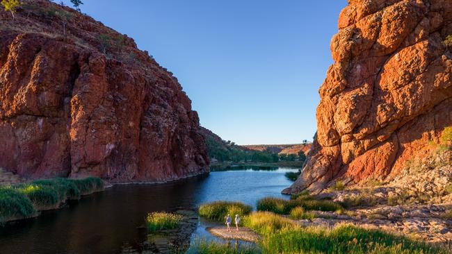 Honey Ant Dreamers will be filmed in Papunya, the MacDonnell Ranges (pictured) and Alice Springs. Picture: Tourism NT