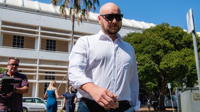 Crown prosecutor Marty Aust leaves the Supreme Court in Darwin after the jury delivered their verdict in the Keith Kerinauia murder trial. Picture: Pema Tamang Pakhrin