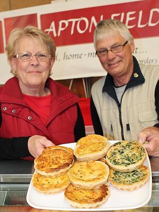 Apton Field Quiche at Mt Pleasant Farmers Market.