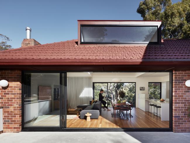 Outdoor space now flows seamlessly into the main living space. Picture: Luc Remond