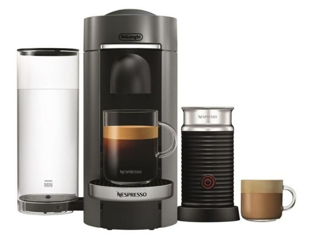 Nespresso Delonghi Vertuo Plus Bundle - Titan