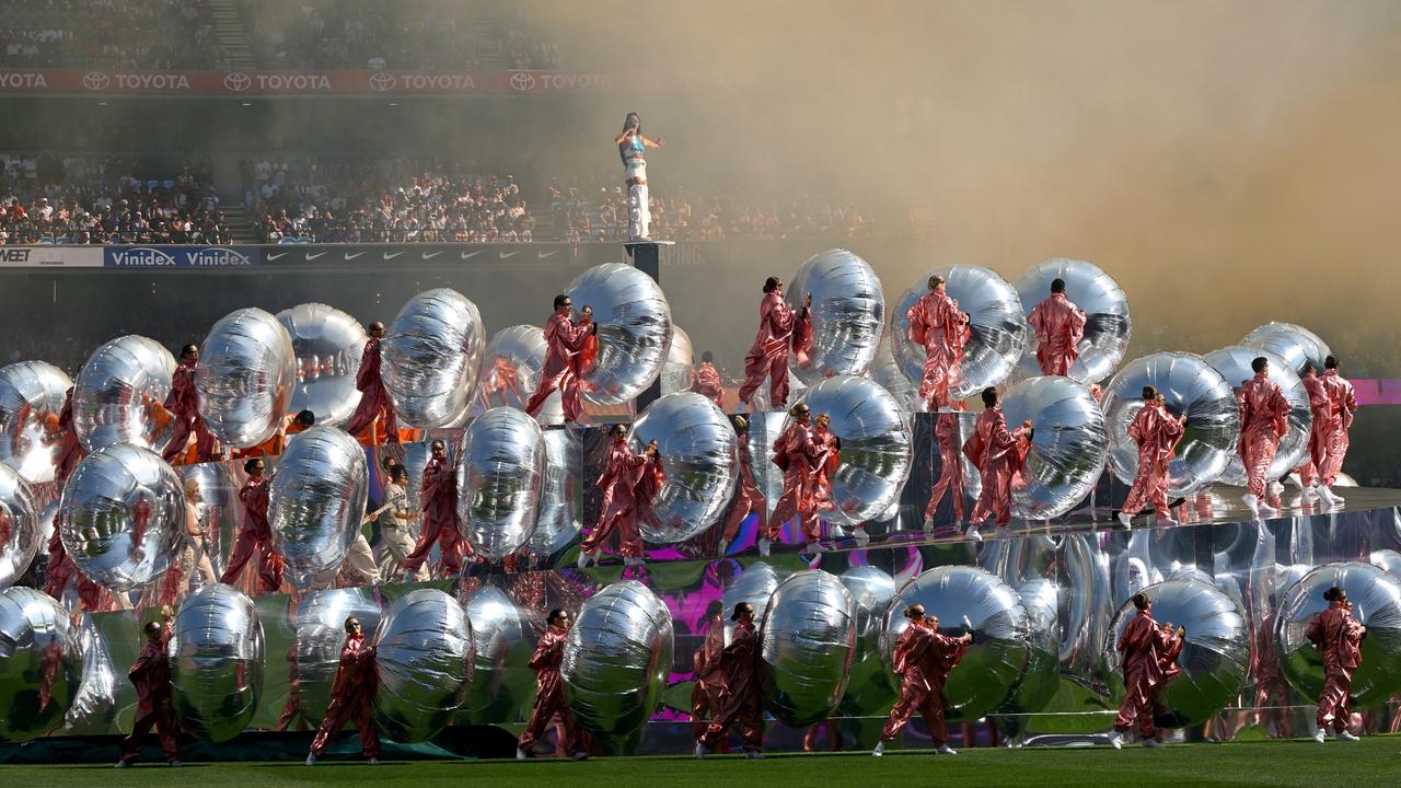 Katy Perry belts out another hit. Photo by Quinn Rooney/Getty Images.