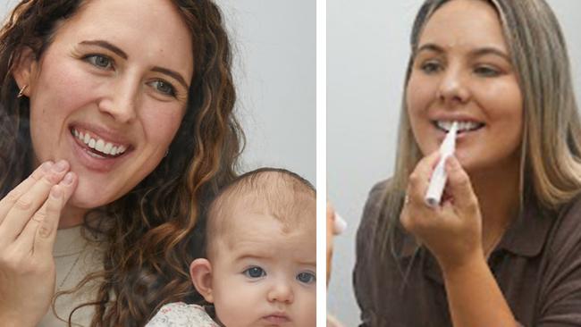 Working Mums Jordan Baido and Miriah Richards spill the secrets on their online shopping hacks to save Aussies hundreds of dollars. Picture: Carly Ravenhall Photography