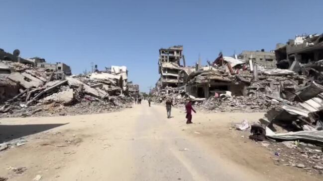 A look at Gaza's streets after six months of war