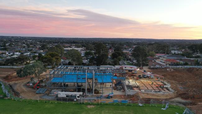 The new Morialta Secondary College under construction at Rostrevor. Picture: Facebook