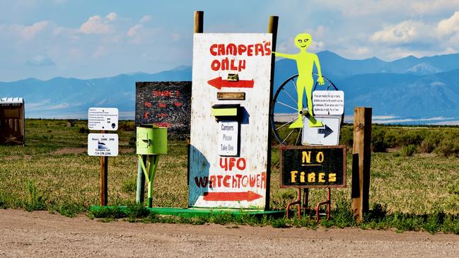 UFO Watchtower near Hooper, Colorado.