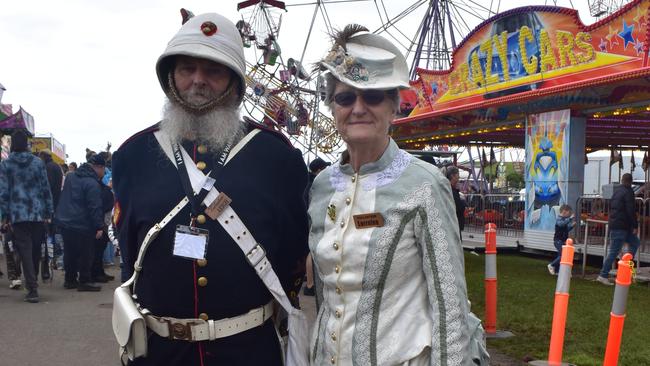 Flagstaff Hill volunteers Leigh Dalziel and Lorraine de Kok.