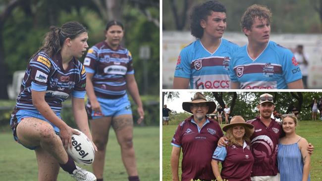 Faces of CQ Capras and Mackay Cutters under-17 and under-19 trials in Rockhampton.