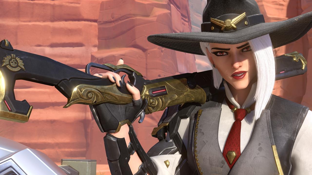 Ashe is a new character from the game Overwatch and was revealed at this year’s Blizzcon convention.