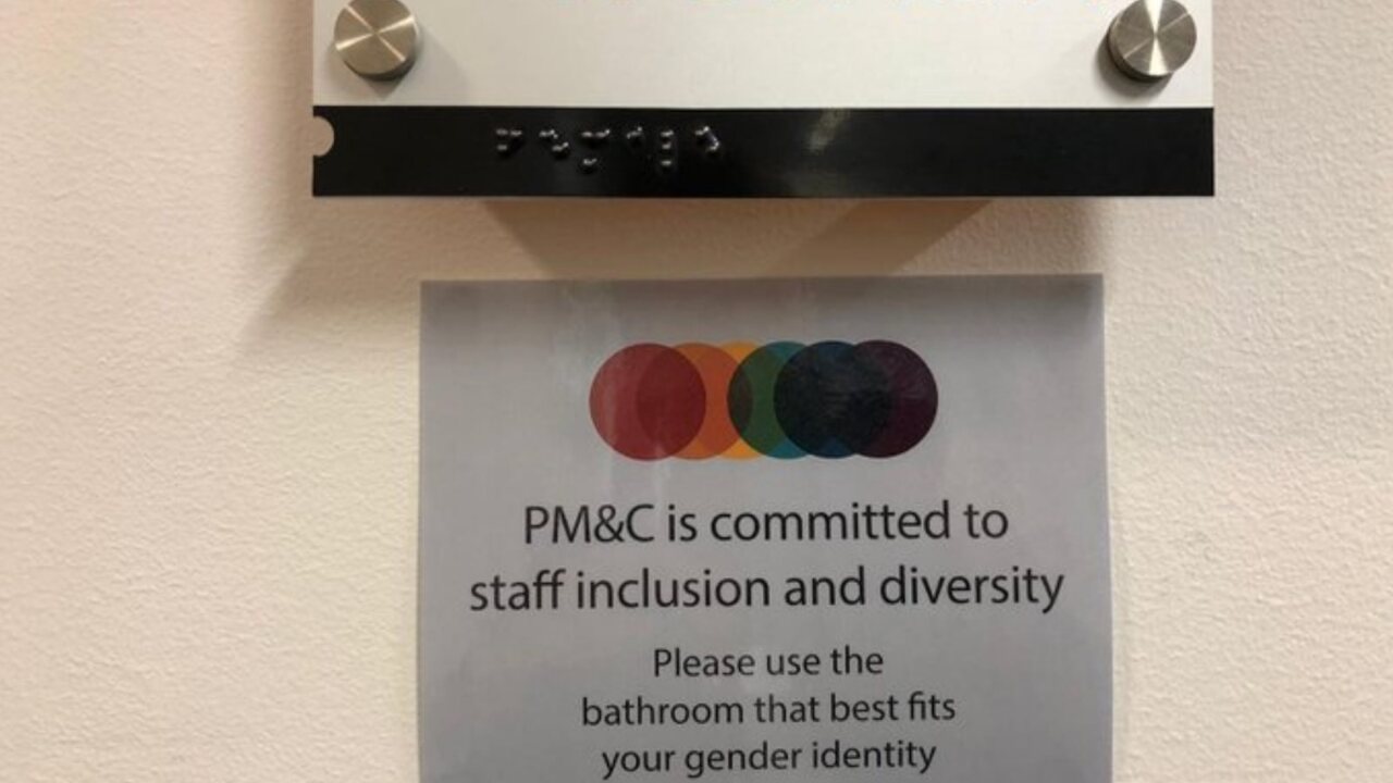 PM labels gender neutral sign in parliamentary office 'ridiculous'