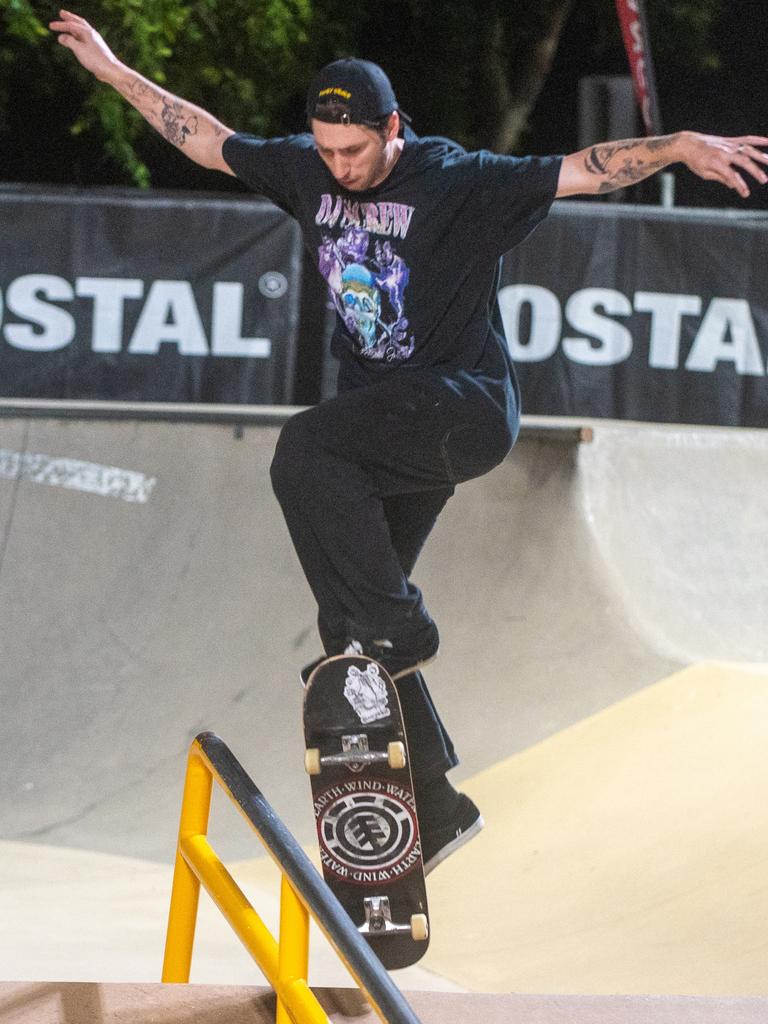 Jesse Brodbeck at Rumble On The Reef Sugar Bowl Skatepark Saturday 23 September 2023 Picture:Michaela Harlow