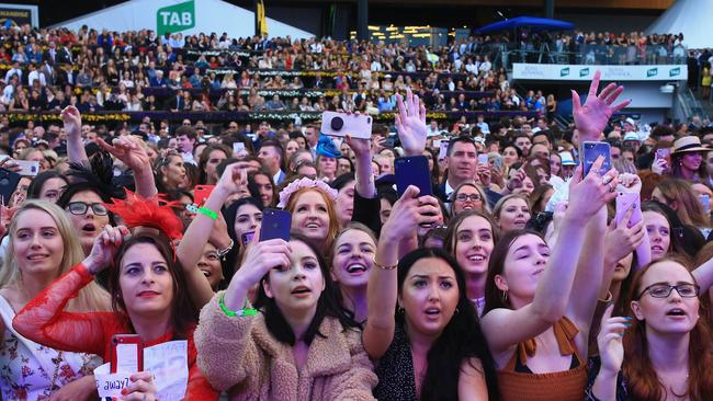 Entertainment at The Everest is huge this year with Kelly Rowland performing a free concert. Picture: Mark Evans/Getty