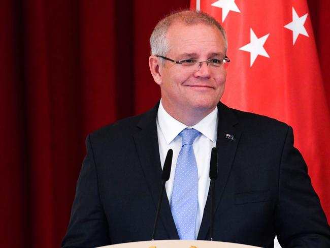 Scott Morrison needs to stand up for freedom of press rights, Piers Akerman says. Picture: Roslan Rahman/AFP