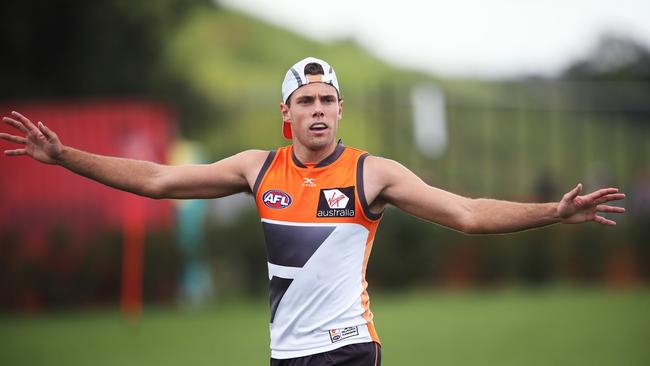 Emerging GWS superstar Josh Kelly faces a big decision on his future at season’s end. Picture: Phil Hillyard