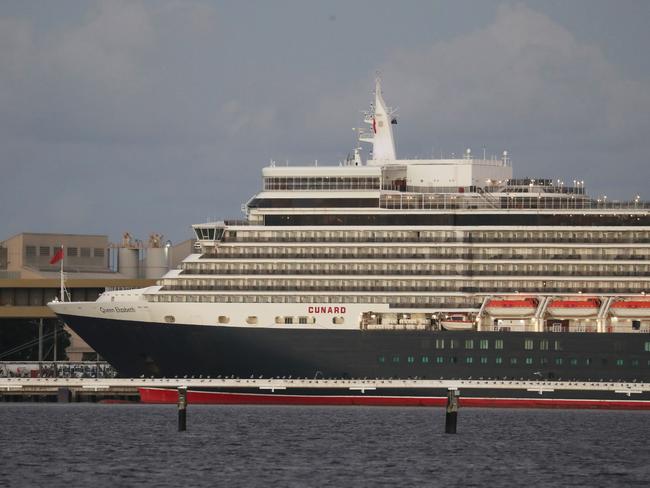 Cruise ship at the Port off Brisbane.Pic Annette Dew