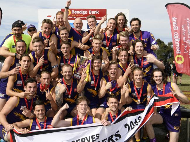 Vermont’s reserves made it a premiership double. Picture: Andy Brownbill