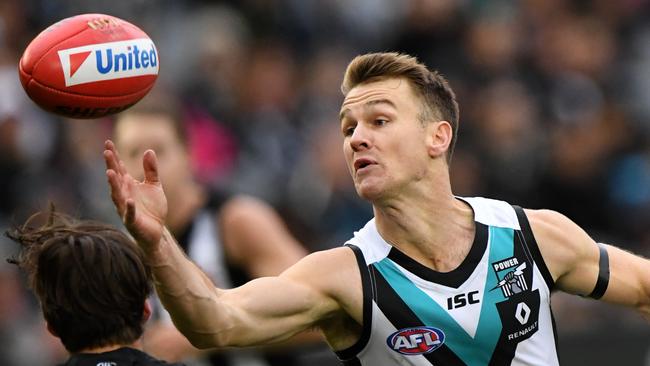 Robbie Gray ... fabulous against the Magpies. Picture: Julian Smith (AAP)