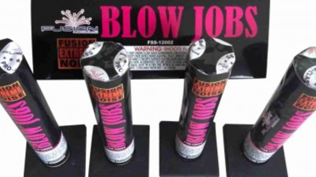 They do a good job of blowing up. Therefore this is not a rude name. Er, sort of. Pic courtesy of territorydayfireworks.com.au.