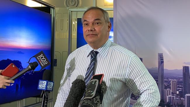 Gold Coast Mayor Tom Tate, at council chambers. Picture: Emily Halloran.