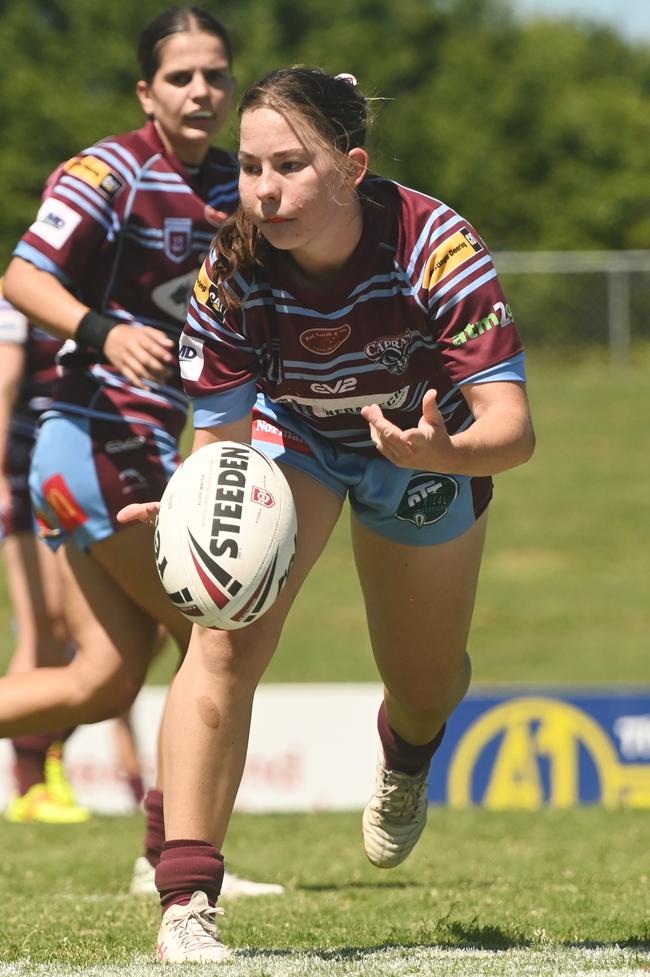 Mackay Cutters vs Central Queensland Capras Harvey Norman U17's Saturday 8 March 2025 Picture:Michaela Harlow