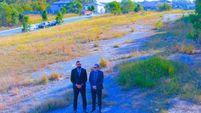 ICB CEO Ali Kadri, left and ICB board chair Ismail Cajee at the site of the college’s expansion. Picture: Contributed