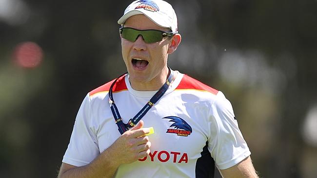 Adelaide Crows coach Brenton Sanderson taking NAB Challenge seriously ...