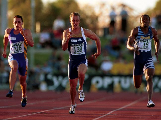 Matt Shirvington was no slouch over 100m himself.