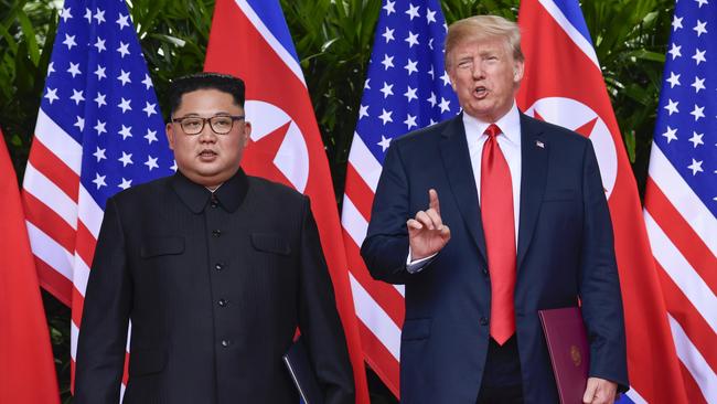 Donald Trump and Kim Jong-un might have been the stars of the Singapore summit, but two other very important people were at play, too. Picture: AP