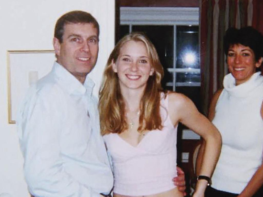 Prince Andrew, Virginia Giuffre, and Ghislaine Maxwell. Picture: Handout / US District Court – Southern District of New York.