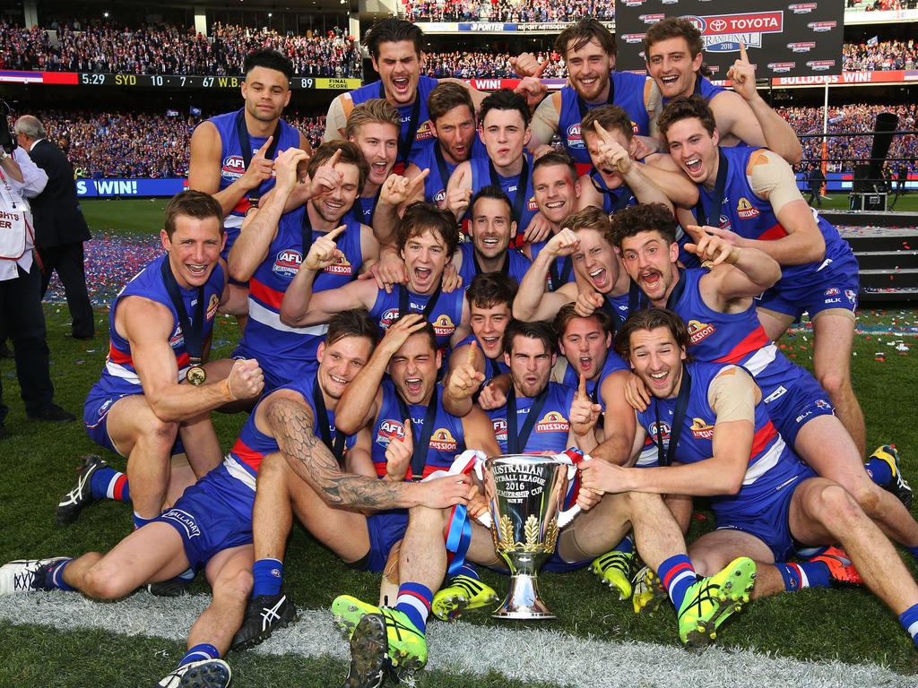 The Bulldogs were just puppies in 2016. Picture: Getty Images