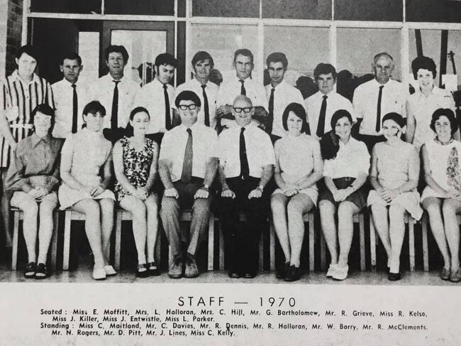 FLASHBACK: Proserpine State High School teachers for Year 10 and 12 for 1970. Photo: Arrow Magazine 1970.