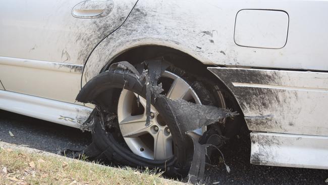 Police used road spikes to stop a car driven by wanted Warwick man Jackson Bruce Watson in a dramatic car chase across the region in 2018.