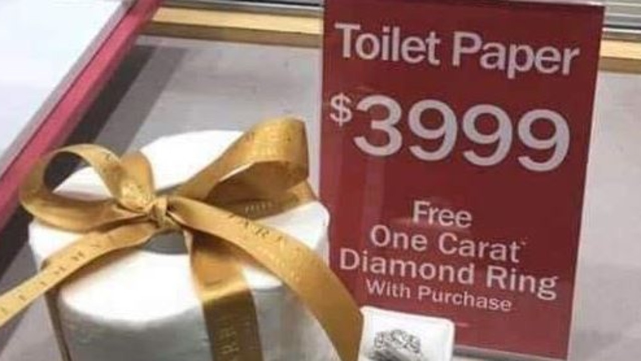 Las Vegas jeweller sells $6000 toilet paper roll with free diamond ring