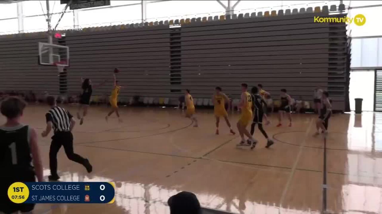 Replay: The Scots College v St James College (U20 Men Div 1)  - 2024 Basketball Australia Schools Championships Day 1