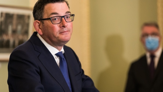 Victorian Premier Daniel Andrews said he has no plans to pursue “Omicron zero” in his state. Picture: Getty Images